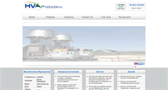 Desktop Screenshot of hvaproducts.com